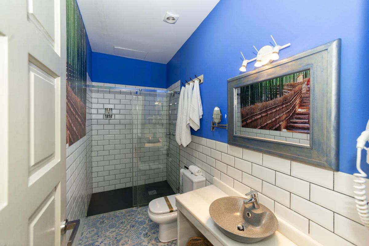 Baño de la hospedería