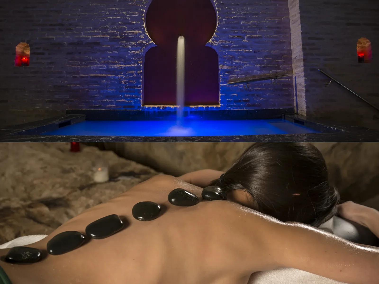 Baño Califal con masaje de piedras calientes de 30 min