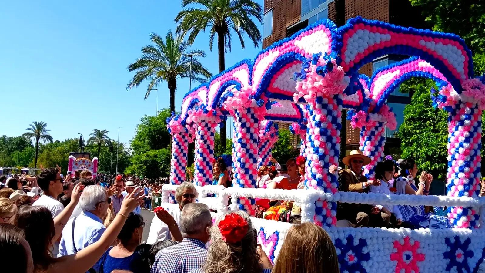 Batalla de las Flores en el Paseo de la Victoria de Córdoba