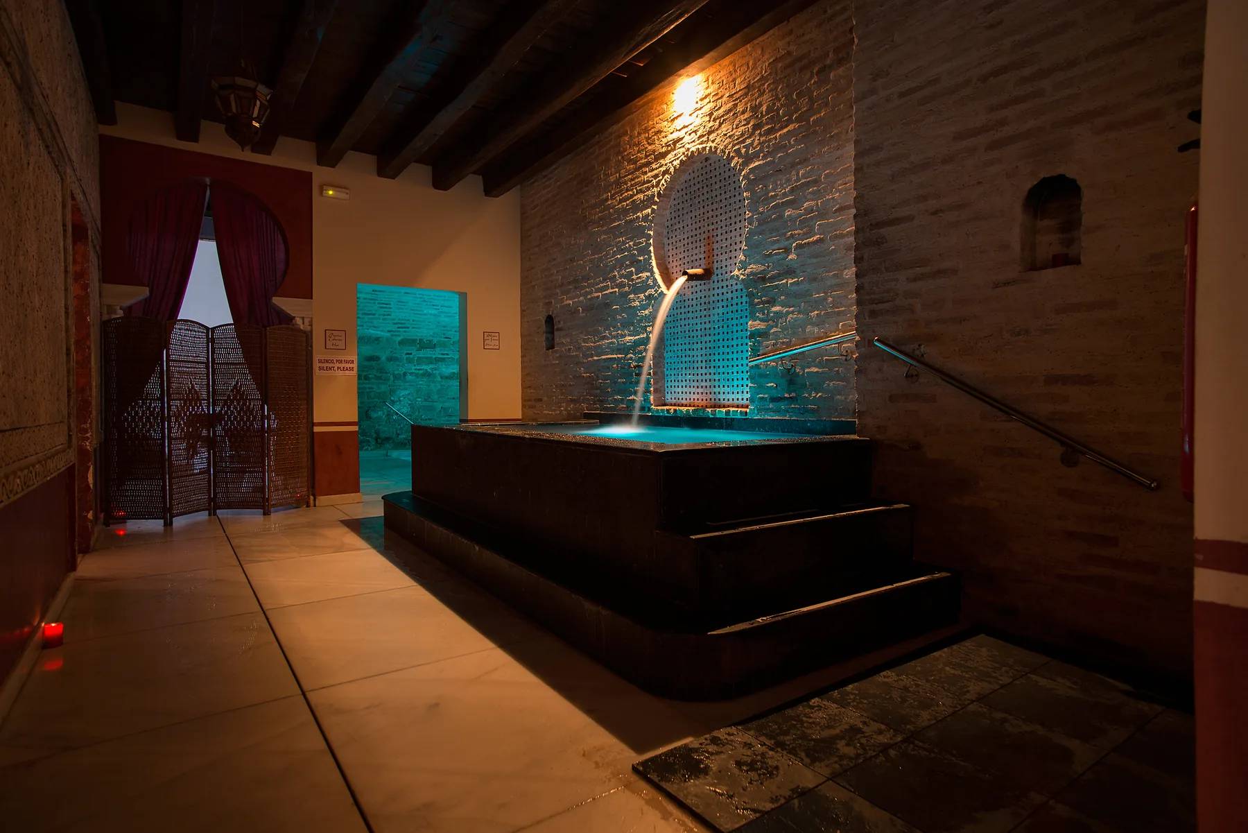 Ambiente romántico baños árabes