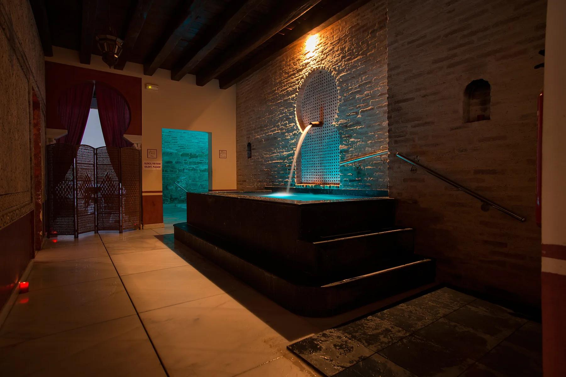 Piscina en los Baños Árabes de Córdoba